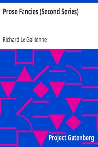Book cover of "Prose Fancies (Second Series)"