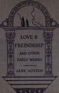 Book cover of "Love and Freindship [sic]"
