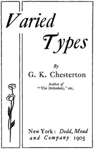 Book cover of "Varied Types"
