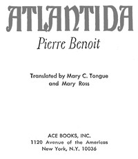 Book cover of "Atlantida"