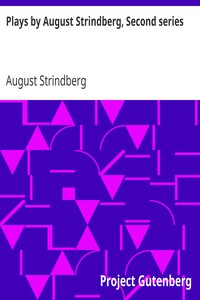 Book cover of "Plays by August Strindberg, Second series"