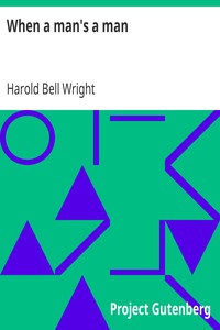 Book cover of "When a man's a man"