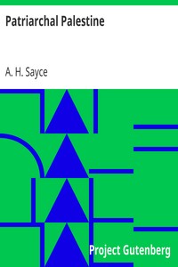 Book cover of "Patriarchal Palestine"