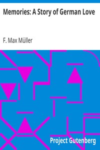 Book cover of "Memories: A Story of German Love"