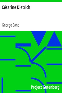 Book cover of "Césarine Dietrich"