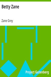 Book cover of "Betty Zane"