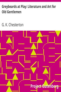 Book cover of "Greybeards at Play: Literature and Art for Old Gentlemen"