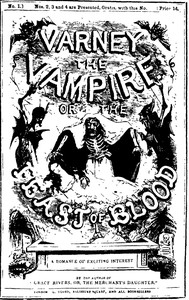 Book cover of "Varney the Vampire; Or, the Feast of Blood"