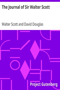 Book cover of "The Journal of Sir Walter Scott - From the Original Manuscript at Abbotsford"