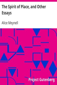 Book cover of "The Spirit of Place, and Other Essays"