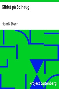 Book cover of "Gildet på Solhaug"