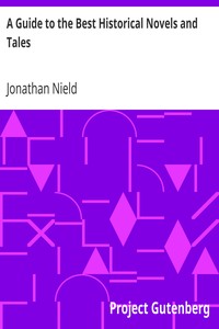 Book cover of "A Guide to the Best Historical Novels and Tales"