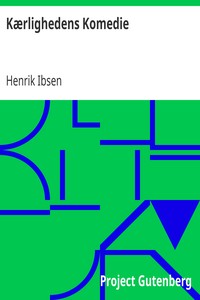 Book cover of "Kærlighedens Komedie"