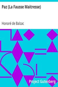 Book cover of "Paz (La Fausse Maitresse)"