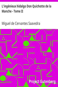 Book cover of "L'ingénieux hidalgo Don Quichotte de la Manche - Tome II"