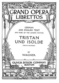 Book cover of "Tristan and Isolda: Opera in Three Acts"