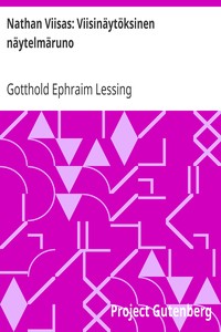 Book cover of "Nathan Viisas: Viisinäytöksinen näytelmäruno"