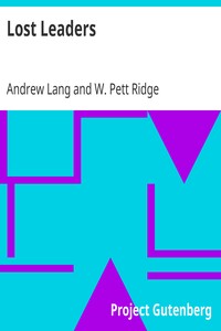 Book cover of "Lost Leaders"