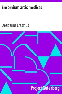 Book cover of "Encomium artis medicae"