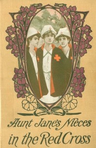 Book cover of "Aunt Jane's Nieces in the Red Cross"