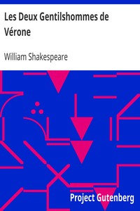 Book cover of "Les Deux Gentilshommes de Vérone"