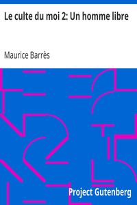 Book cover of "Le culte du moi 2: Un homme libre"