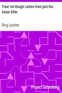 Book cover of "Treat 'em Rough: Letters from Jack the Kaiser Killer"