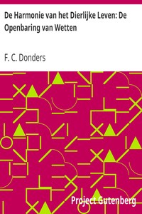 Book cover of "De Harmonie van het Dierlijke Leven: De Openbaring van Wetten"