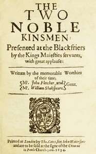 Book cover of "The Two Noble Kinsmen"