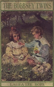 Book cover of "The Bobbsey Twins - Or, Merry Days Indoors and Out"