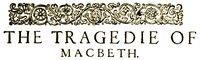 Book cover of "Macbeth"
