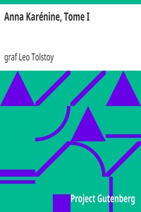 Book cover of "Anna Karénine, Tome I"