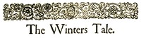Book cover of "The Winter's Tale"