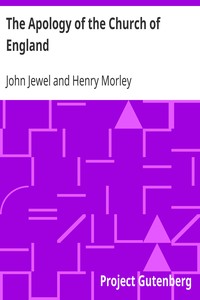 Book cover of "The Apology of the Church of England"