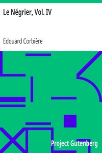 Book cover of "Le Négrier, Vol. IV - Aventures de mer"