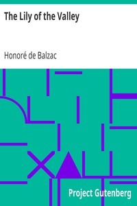 Book cover of "The Lily of the Valley"