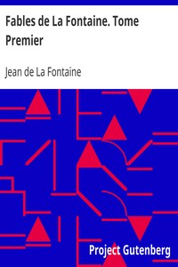 Book cover of "Fables de La Fontaine. Tome Premier"