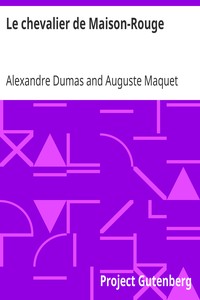 Book cover of "Le chevalier de Maison-Rouge"