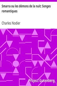 Book cover of "Smarra ou les démons de la nuit: Songes romantiques"