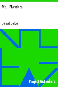 Book cover of "Moll Flanders"