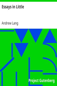 Book cover of "Essays in Little"