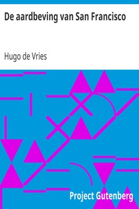 Book cover of "De aardbeving van San Francisco - De Aarde en haar Volken, 1907"