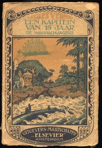 Book cover of "Een Kapitein van Vijftien Jaar - De Walvischjagers"