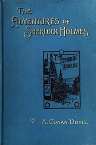 Book cover of "The Adventures of Sherlock Holmes"