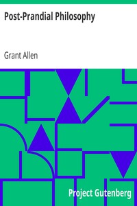 Book cover of "Post-Prandial Philosophy"
