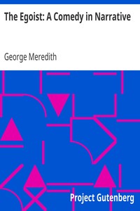 Book cover of "The Egoist: A Comedy in Narrative"