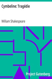 Book cover of "Cymbeline: Tragédie"