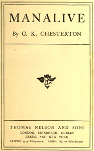 Book cover of "Manalive"