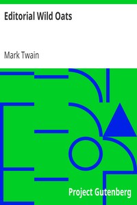 Book cover of "Editorial Wild Oats"
