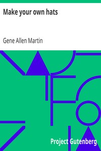Book cover of "Make your own hats"